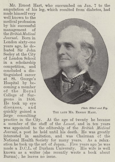 Merhum Bay Ernest Hart by English Photographer