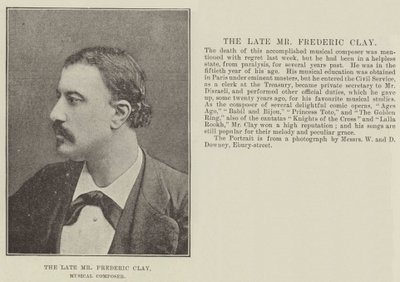 Merhum Bay Frederic Clay, Müzik Bestecisi by English Photographer