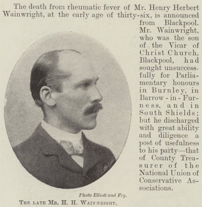 Merhum Bay HH Wainwright by English Photographer