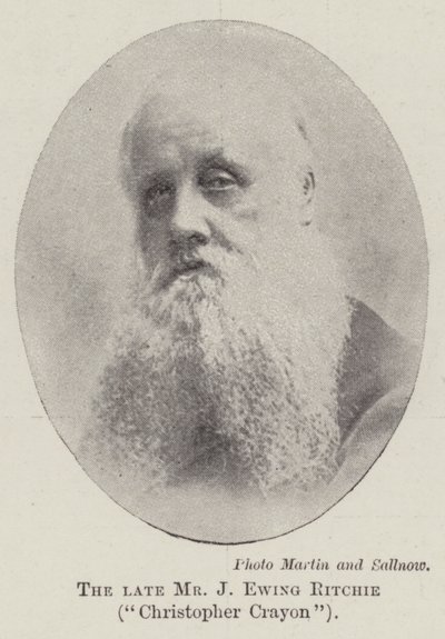 Merhum Bay J Ewing Ritchie, Christopher Crayon by English Photographer