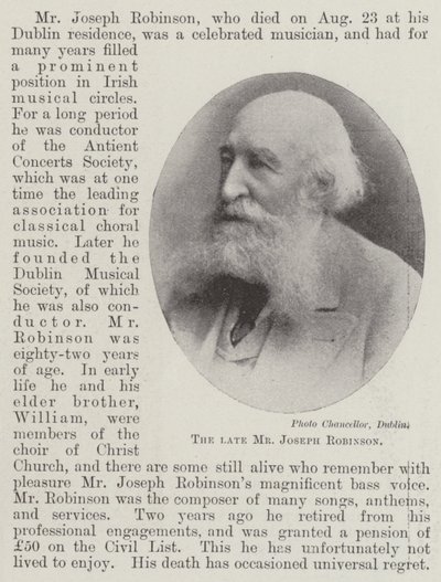 Merhum Bay Joseph Robinson by English Photographer