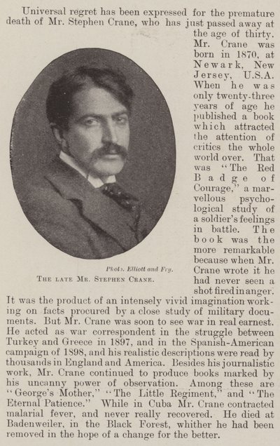 Merhum Bay Stephen Crane by English Photographer