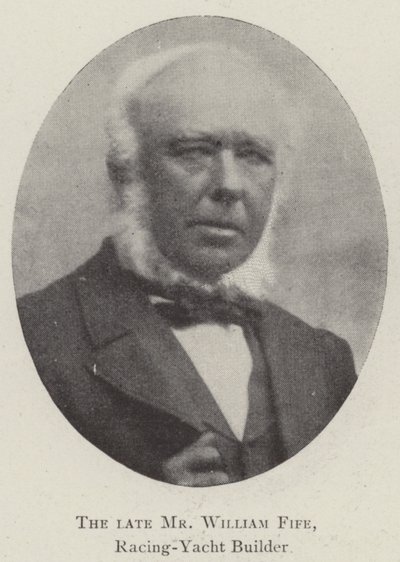 Rahmetli Bay William Fife, Racing-Yacht Builder by English Photographer