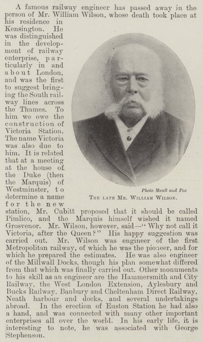 Merhum Bay William Wilson by English Photographer
