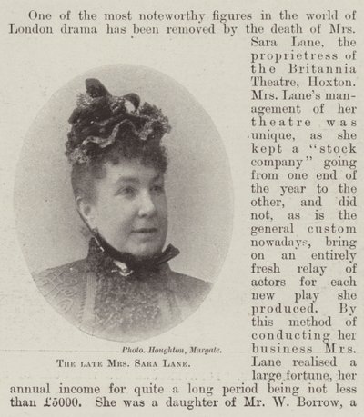 Merhum Bayan Sara Lane by English Photographer