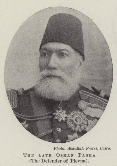 Plevne Muhafızı Rahmetli Osman Paşa by English Photographer