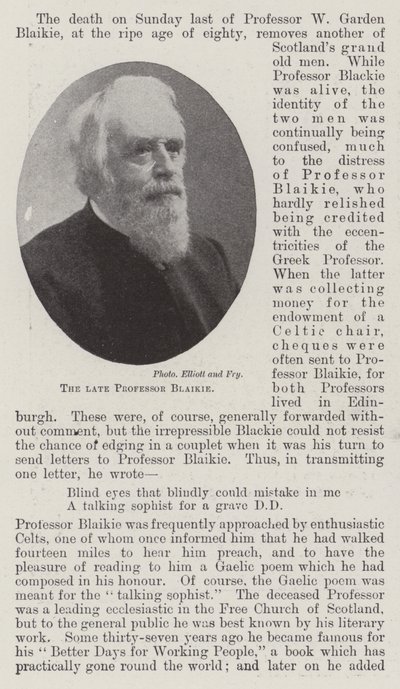 Rahmetli Profesör Blaikie by English Photographer