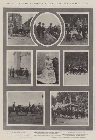 Belçikalıların Rahmetli Kraliçesi, Kamusal ve Özel Yaşamdaki Majesteleri by English Photographer