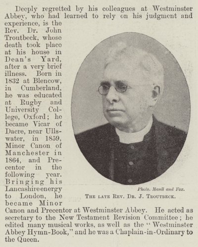 Rahmetli Muhterem Dr. J Troutbeck by English Photographer