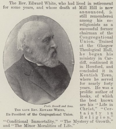 Merhum Peder Edward White, Cemaat Birliği Eski Başkanı by English Photographer