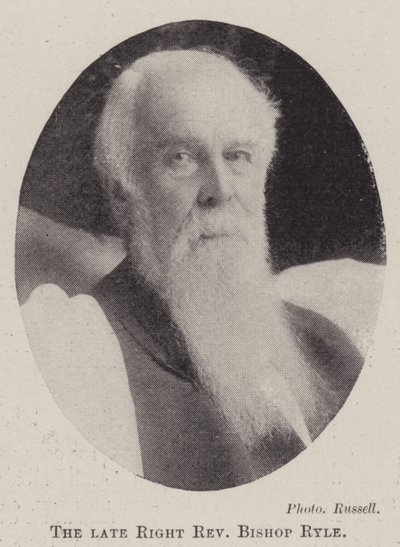 Merhum Sağ Muhterem Piskopos Ryle by English Photographer