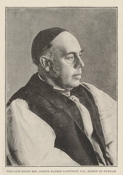 Geç Sağ Muhterem Joseph Barber Lightfoot, DD, Durham Piskoposu by English Photographer