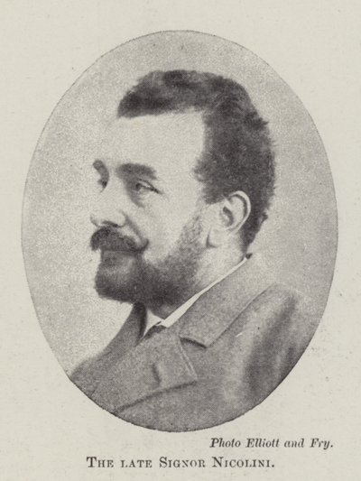 Merhum Signor Nicolini by English Photographer