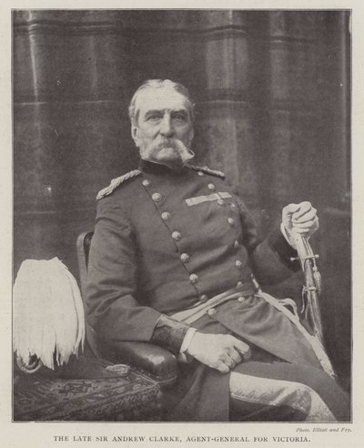 Merhum Sir Andrew Clarke, Victoria Genel Temsilcisi by English Photographer
