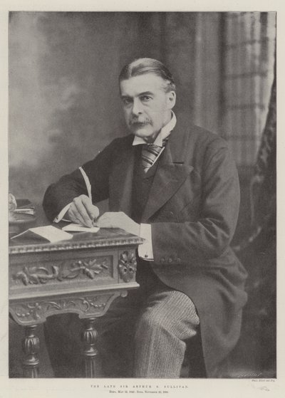 Merhum Sir Arthur S Sullivan by English Photographer
