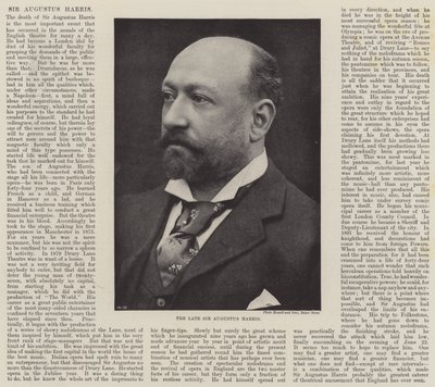 Merhum Sir Augustus Harris by English Photographer