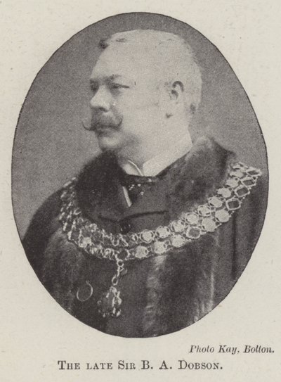 Merhum Sir BA Dobson by English Photographer