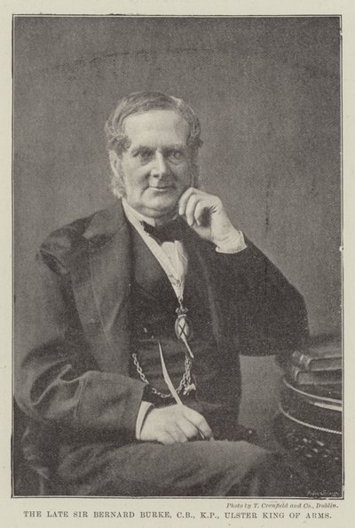 Merhum Sir Bernard Burke, CB, KP, Ulster Silah Kralı by English Photographer
