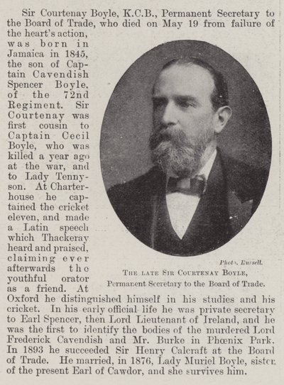 Merhum Sir Courtenay Boyle, Ticaret Kurulu Daimi Sekreteri by English Photographer