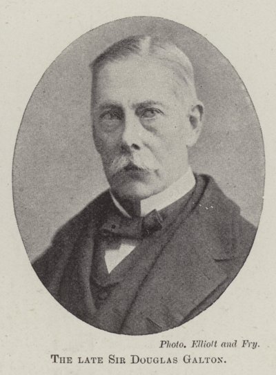 Merhum Sir Douglas Galton by English Photographer
