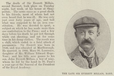 Merhum Sir Everett Millais, Baronet by English Photographer