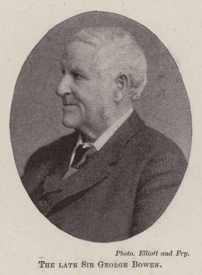 Merhum Sir George Bowen by English Photographer