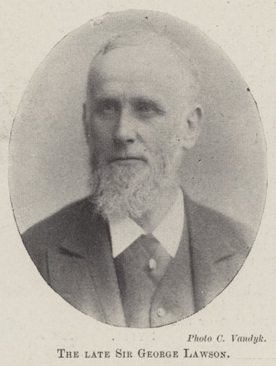 Merhum Sir George Lawson by English Photographer
