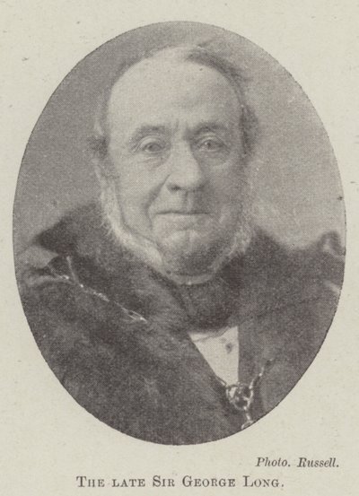 Merhum Sir George Long by English Photographer