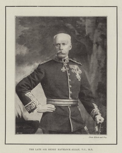 Merhum Sir Henry Havelock-Allan, VC, MP by English Photographer