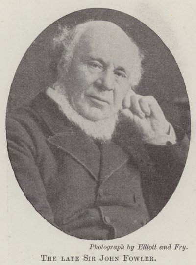 Merhum Sir John Fowler by English Photographer