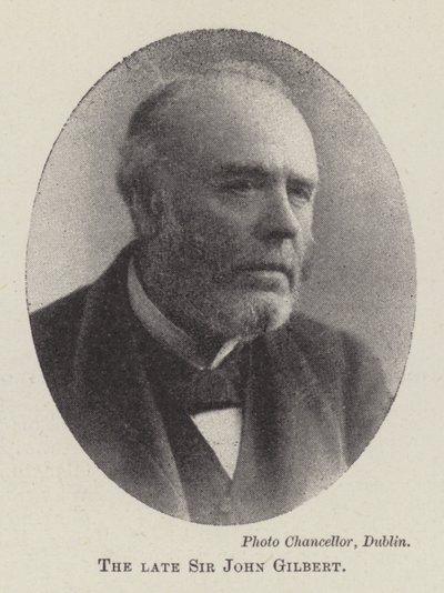 Merhum Sir John Gilbert by English Photographer