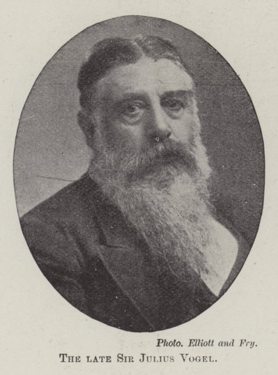 Merhum Sir Julius Vogel by English Photographer