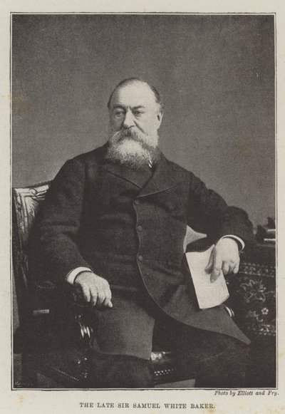 Merhum Sir Samuel White Baker by English Photographer