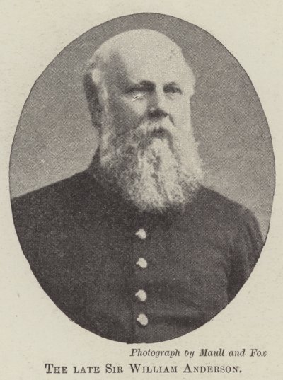 Merhum Sir William Anderson by English Photographer