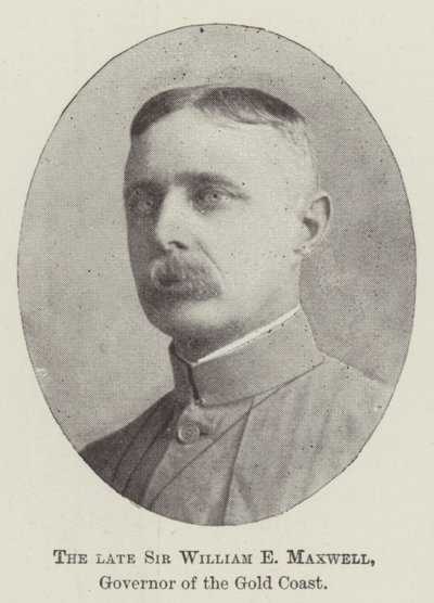 Merhum Sir William E Maxwell, Gold Coast Valisi by English Photographer