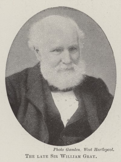Merhum Sir William Gray by English Photographer