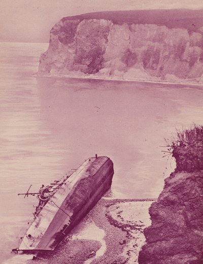 Narragansett gemisi bir fırtına sırasında Wight Adası