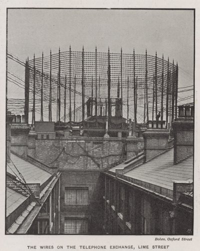 Telefon santralinin telleri, Lime Street by English Photographer