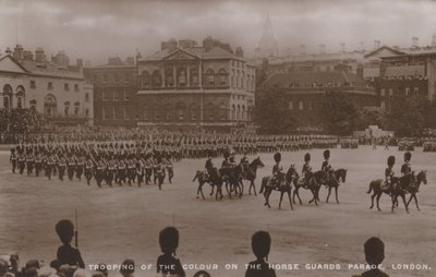 Horse Guards Geçit Töreni, Londra (b/w fotoğraf) by English Photographer