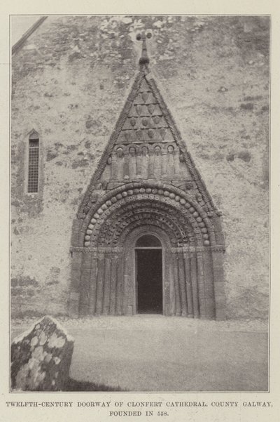558 yılında kurulan Galway County, Clonfert Katedrali