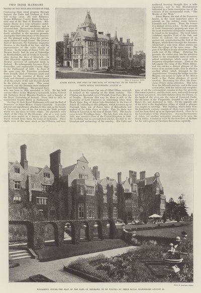 York Dükü ve Düşesi tarafından ziyaret edilen iki İrlanda Konağı by English Photographer