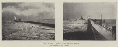 Son Fırtına sırasında Tynemouth İskelesi by English Photographer