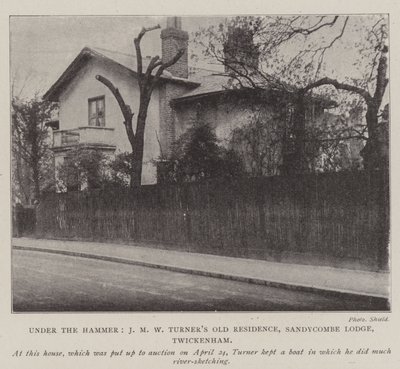 Çekiç Altında, JMW Turners Old Residence, Sandycombe Lodge, Twickenham by English Photographer