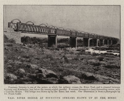 On Dört Derede Vaal Nehri Köprüsü Boers tarafından havaya uçuruldu by English Photographer