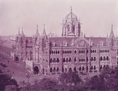 Victoria Terminal İstasyonu, Bombay by English Photographer