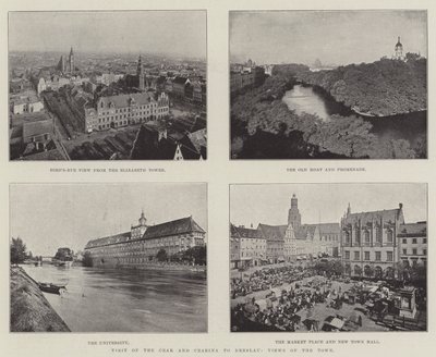Çar ve Çarın Breslau Ziyareti, Kasaba Manzarası by English Photographer