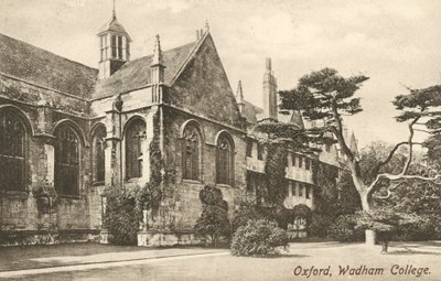 Wadham College, Oxford, Oxfordshire (s/b fotoğraf) by English Photographer