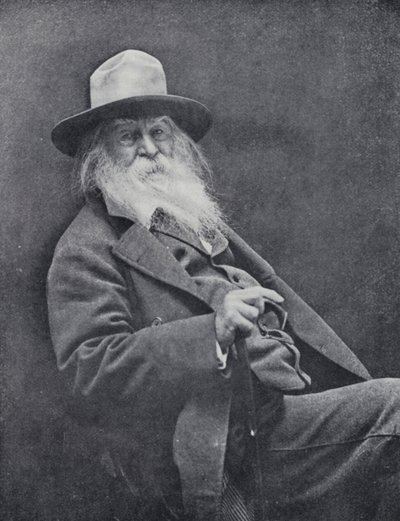 Walt Whitman (s/b fotoğraf) by English Photographer