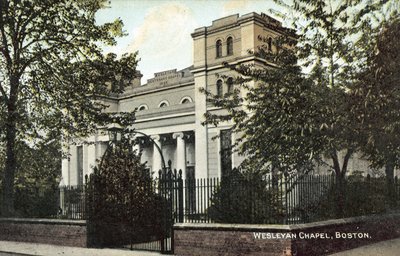 Wesleyan Şapeli, Boston (renkli fotoğraf) by English Photographer