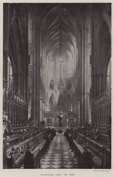 Westminster Abbey, Koro by English Photographer